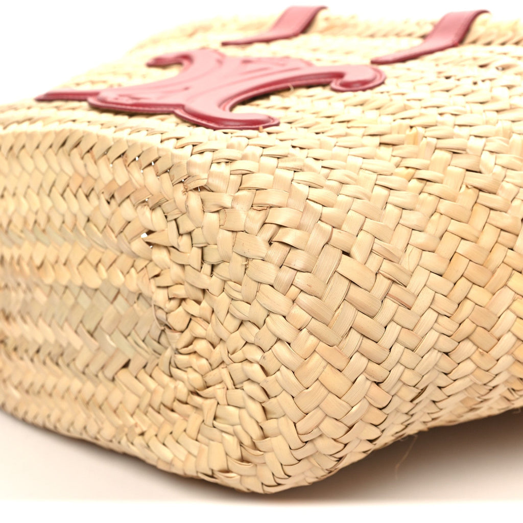 Raffia Calfskin Triomphe Teen Panier Lipstick