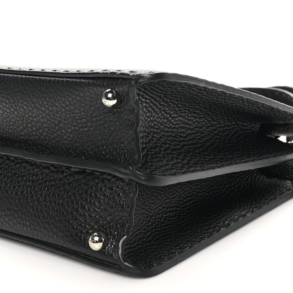 Cuoio Romano Selleria Chamois Medium Peekaboo I SEE U Satchel Black Camel Sunflower