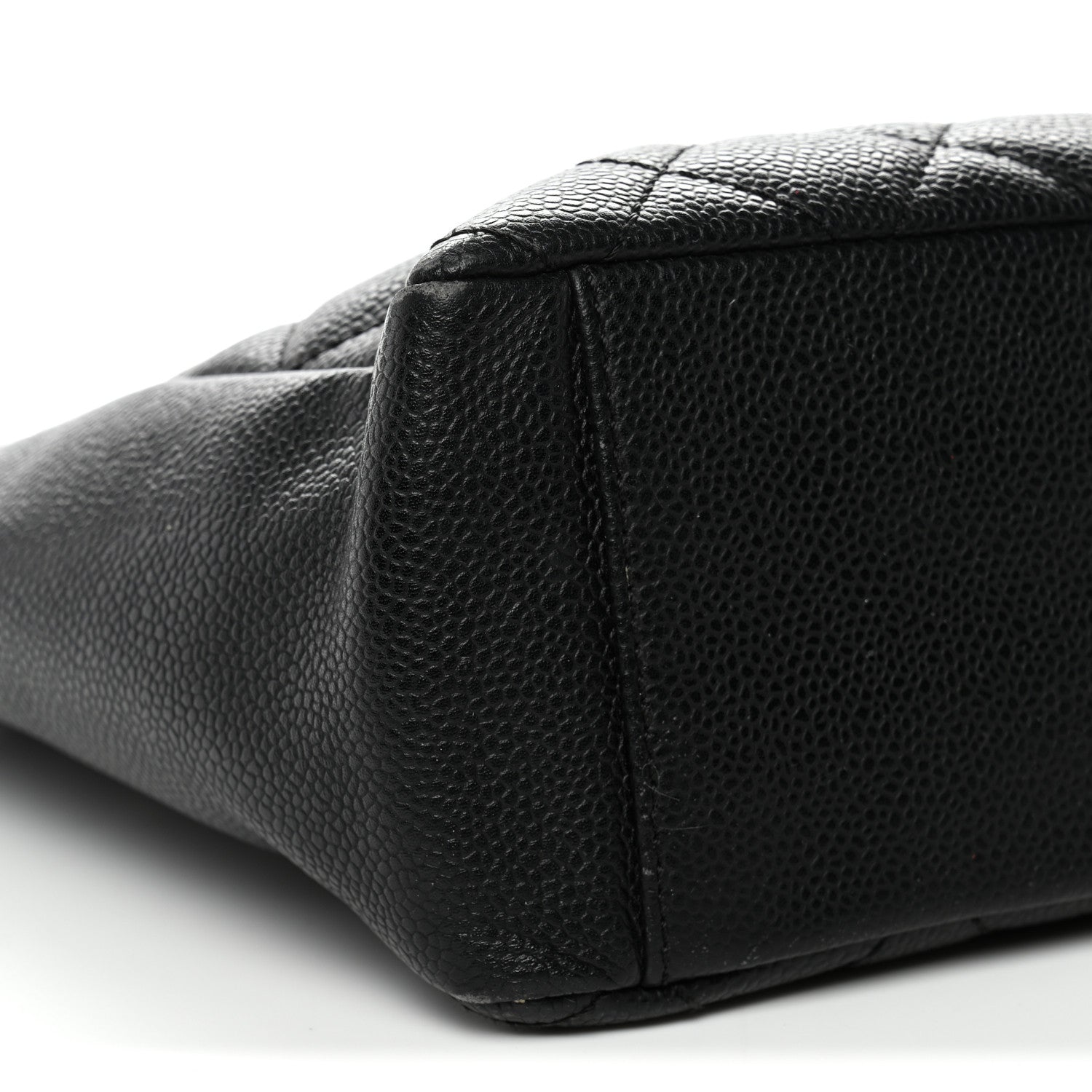 Caviar Quilted Petit Shopping Tote PST Black