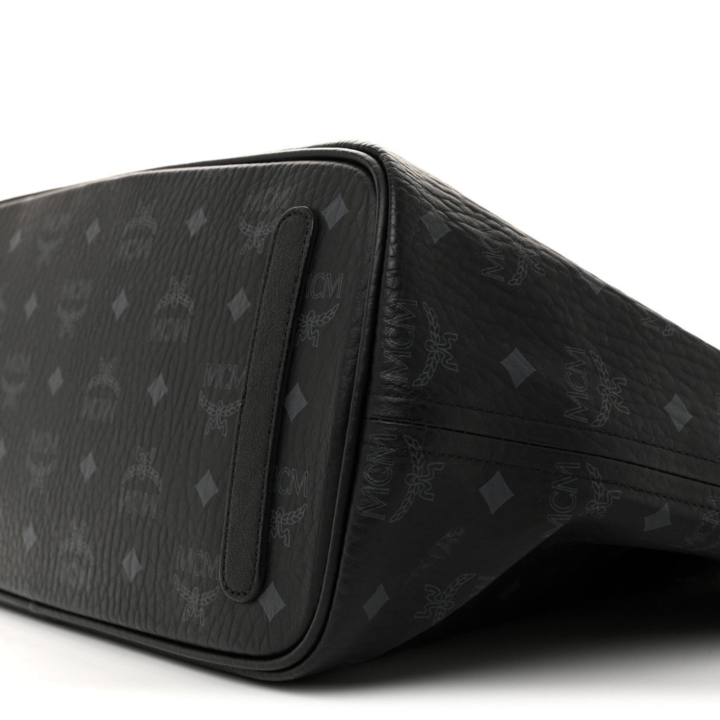 Visetos Medium Liz Reversible Shopper Tote Black