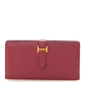 Chèvre Mysore Bearn Gusset Wallet Bois de Rose
