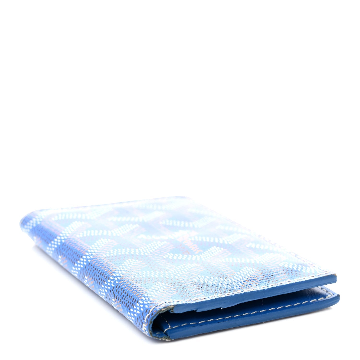 Goyardine Saint Marc Folding  Case Sky Blue