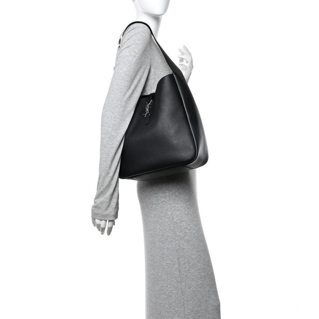 Smooth Calfskin Large Le 5 A 7 Soft Hobo Black