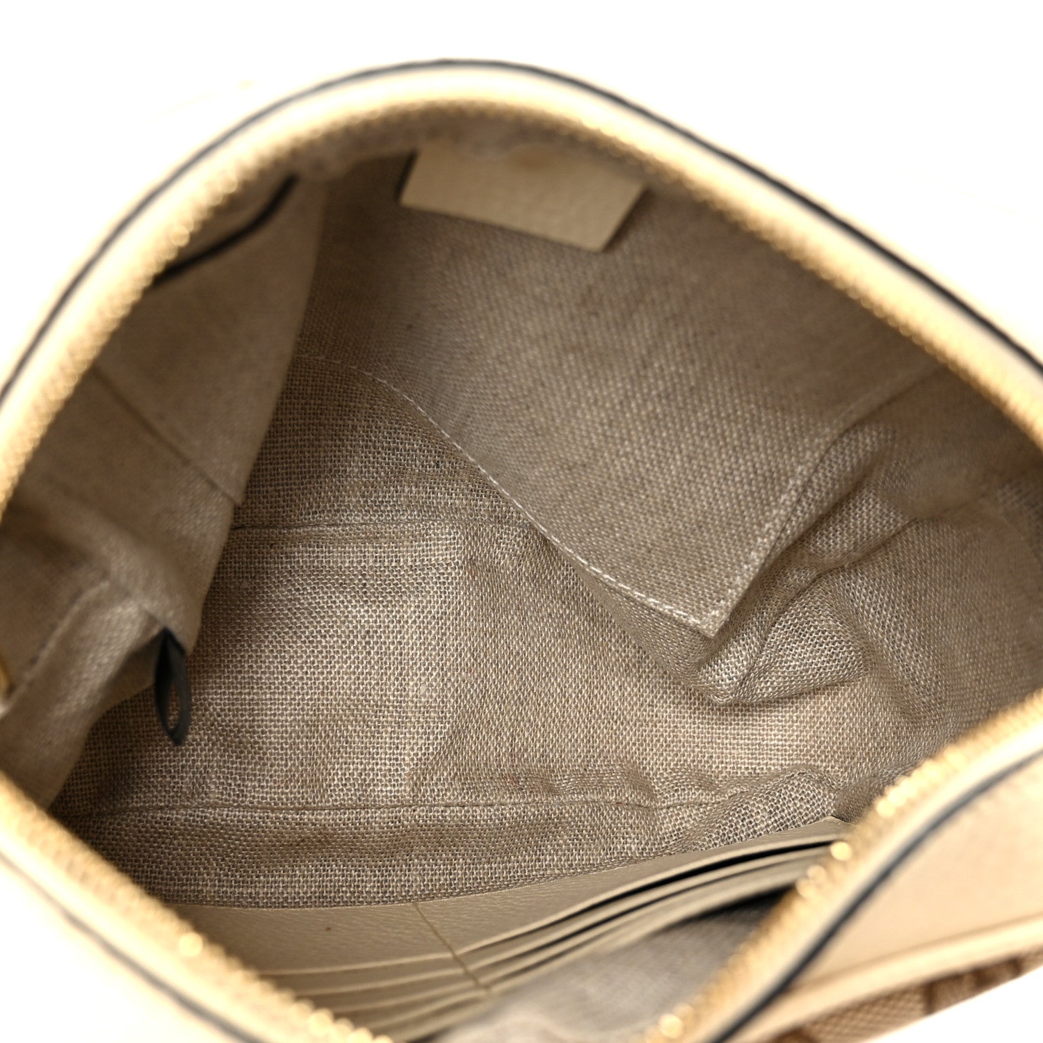 Monogram Dollar Calfskin Mini Bree Messenger Bag Beige Ebony Avoire