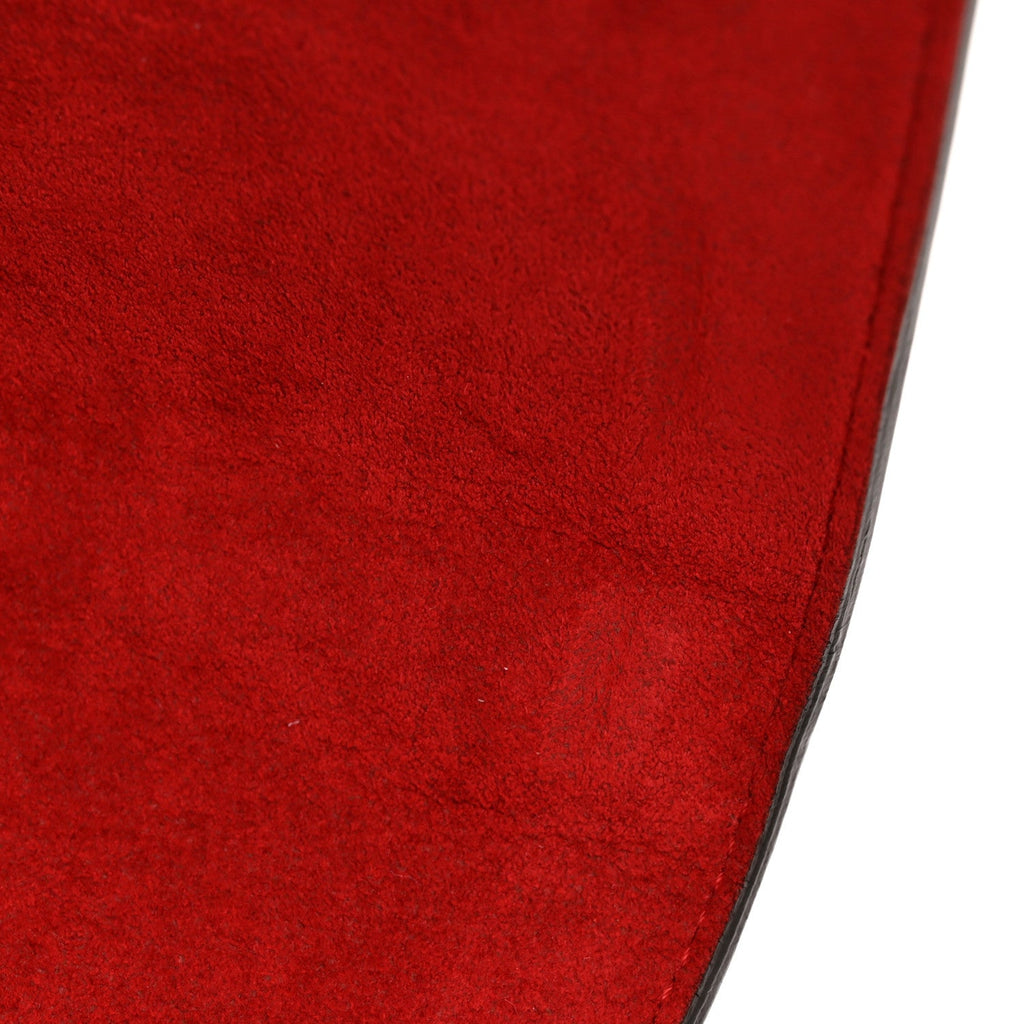 Patent Monogram Infrarouge Twist Shoulder Bag PM Coquelicot
