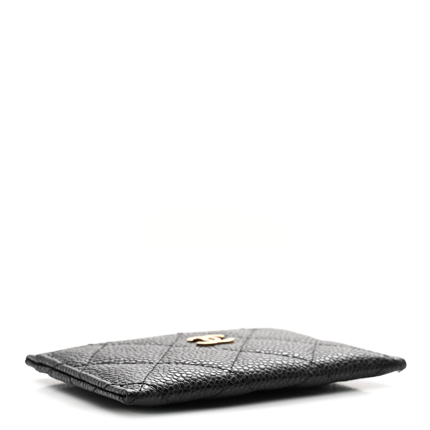 Caviar Quilted  Holder Black