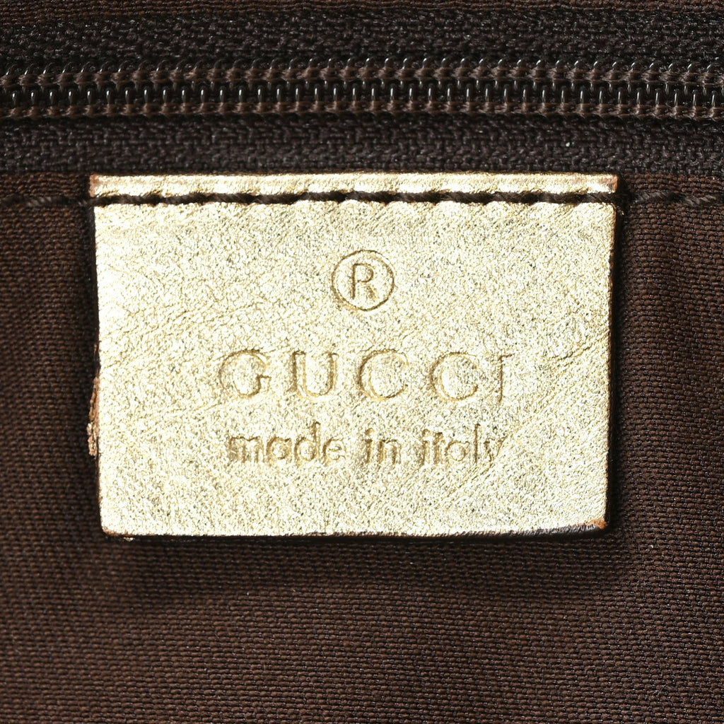 Monogram D Gold Tote Metallic Gold