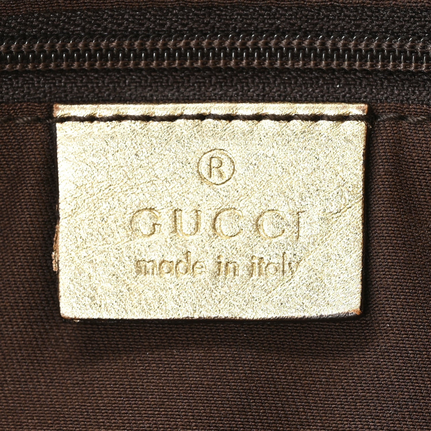 Monogram D Gold Tote Metallic Gold