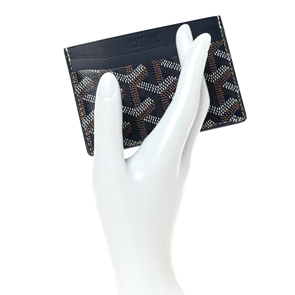 Goyardine Saint Sulpice  Holder Navy