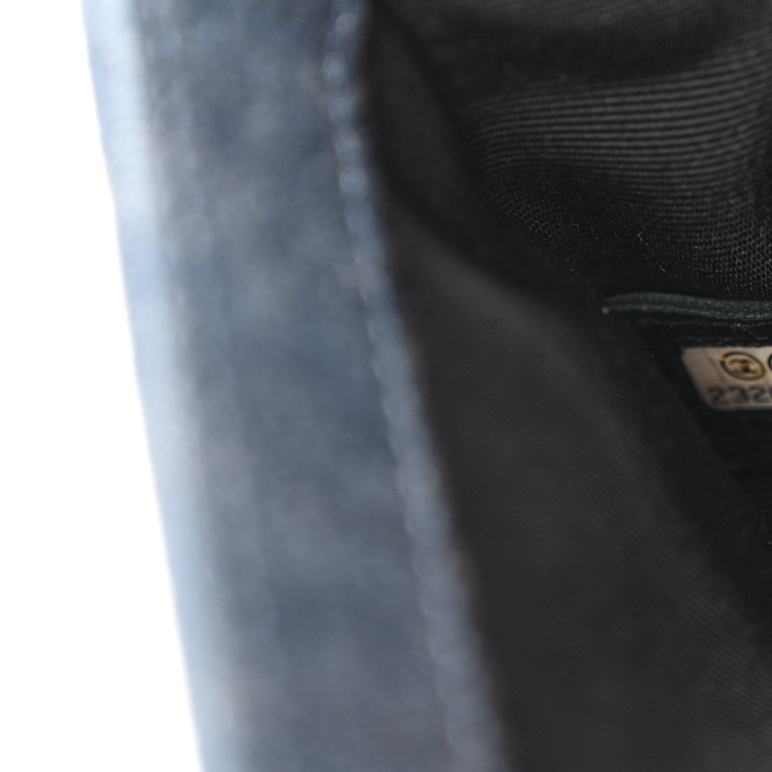Denim Embossed Small Boy Flap Blue