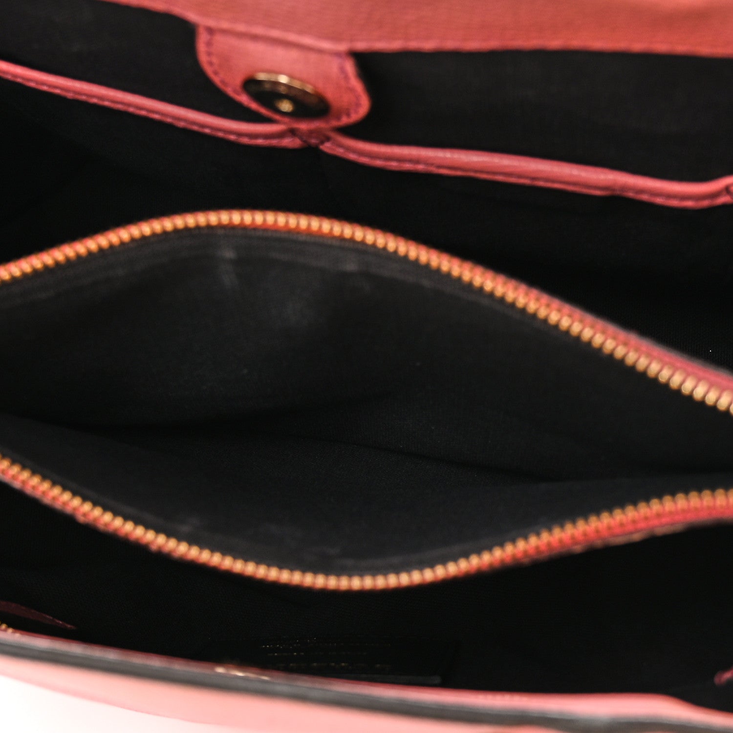 Derby Calfskin House Check Medium Banner Tote Mauve Pink