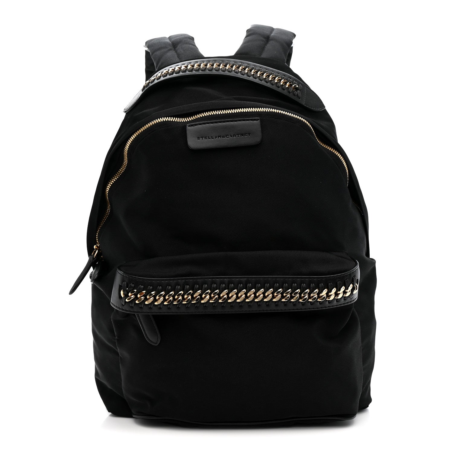 Nylon Eco Alter Nappa Mini Falabella GO Backpack Black