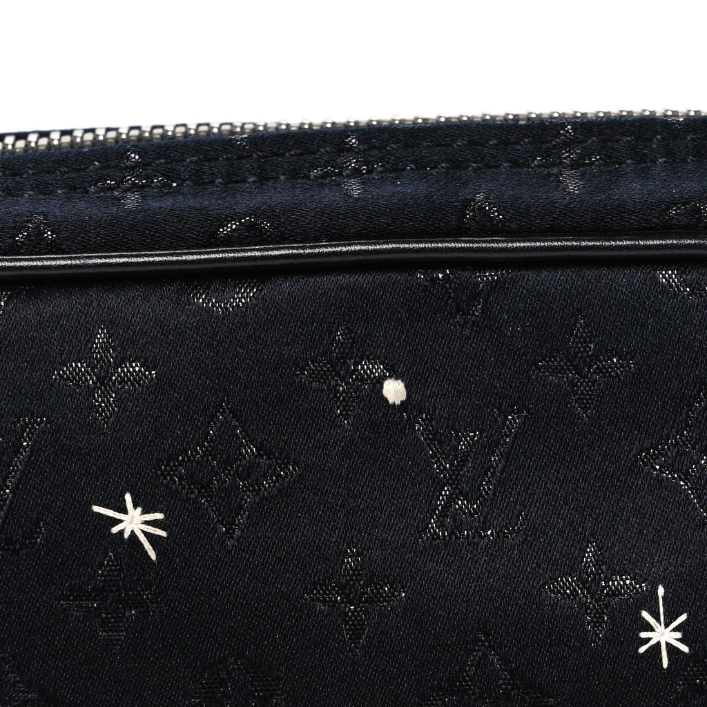 Satin Mini Monogram Conte De Fees Pochette Black