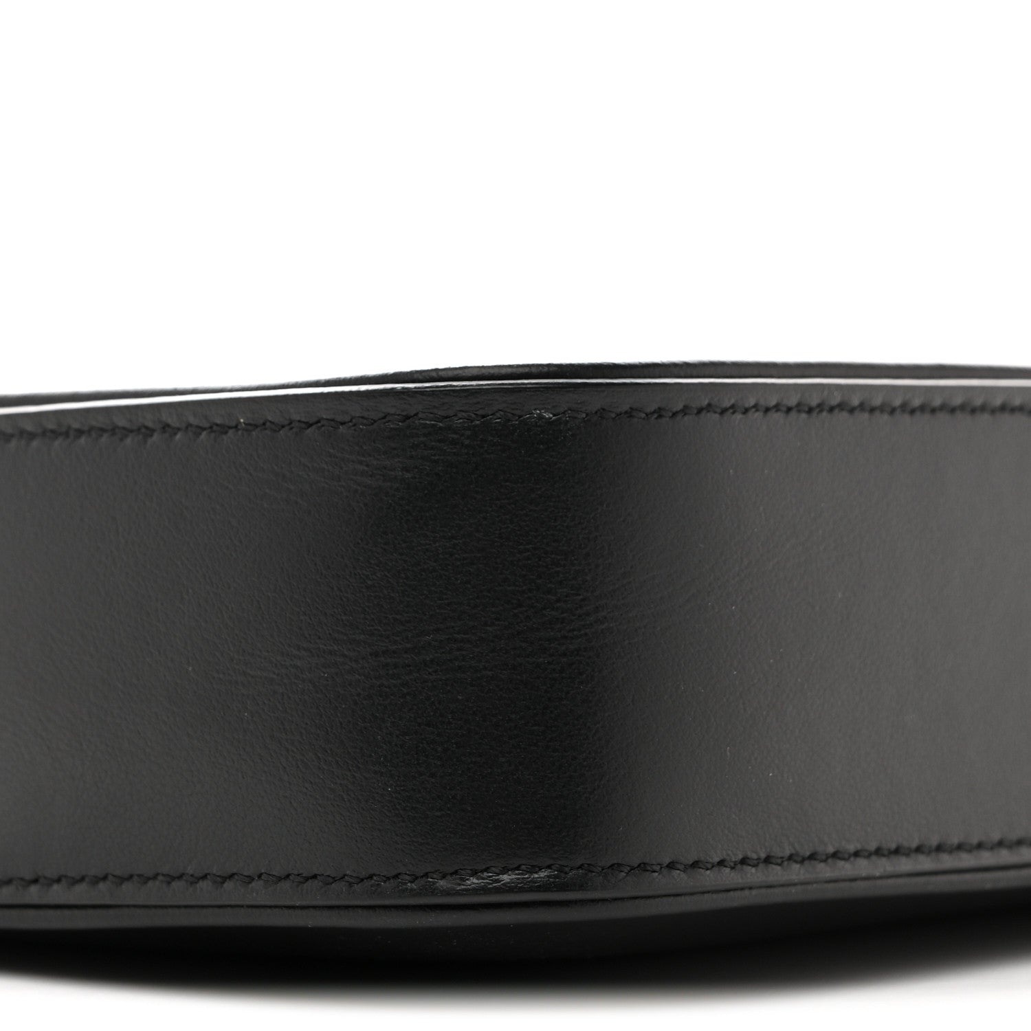 Smooth Calfskin Medium Messenger Bag Black