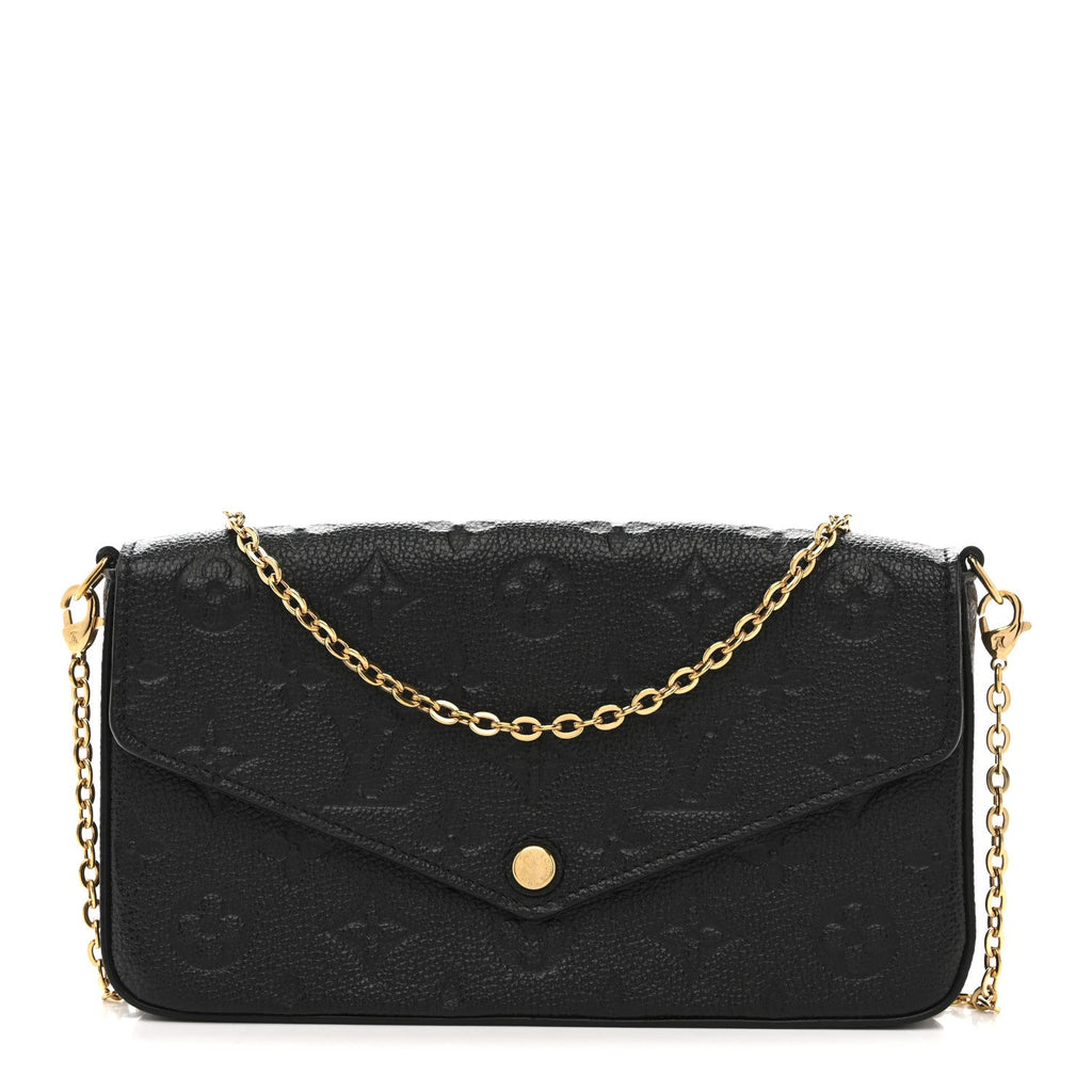 Empreinte Pochette Felicie Chain Wallet Black