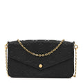 Empreinte Pochette Felicie Chain Wallet Black