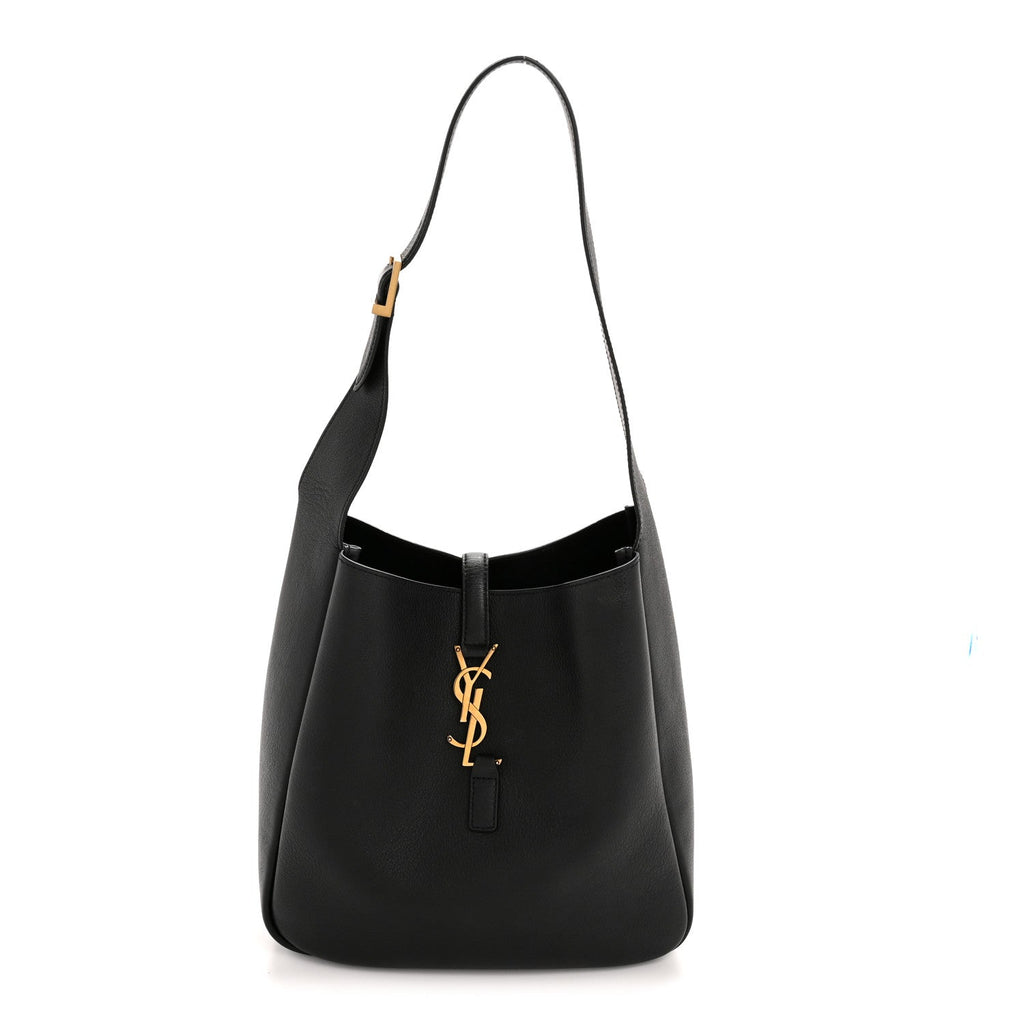 Smooth Calfskin Small Le 5 A 7 Soft Hobo Black