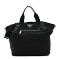 Tessuto Nylon Zip Convertible Tote Black