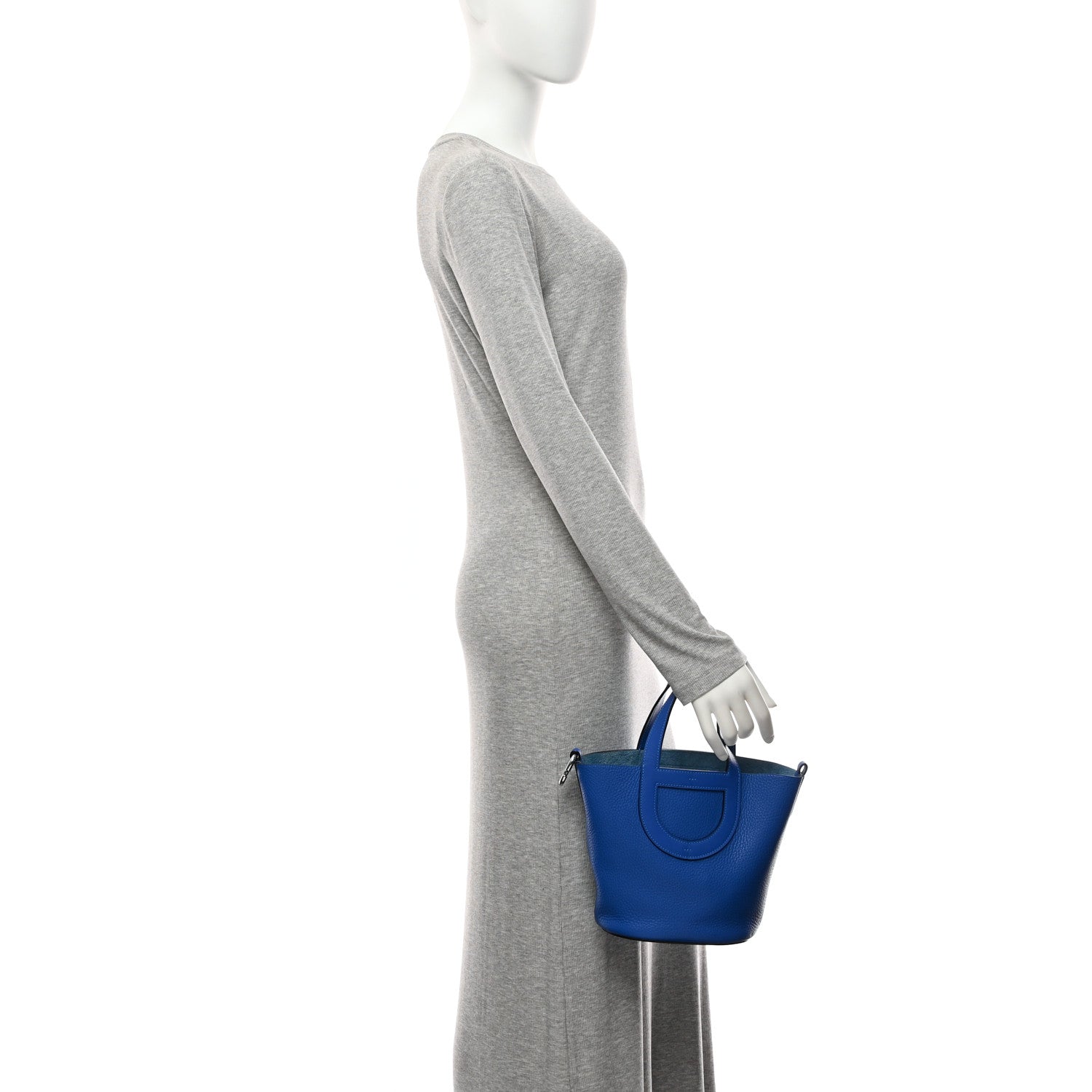 Taurillon Clemence Swift In-The-Loop 18 Bag Bleu Royal