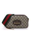 GG Supreme Monogram Web Neo Vintage Shoulder Bag Beige New Acero Crop