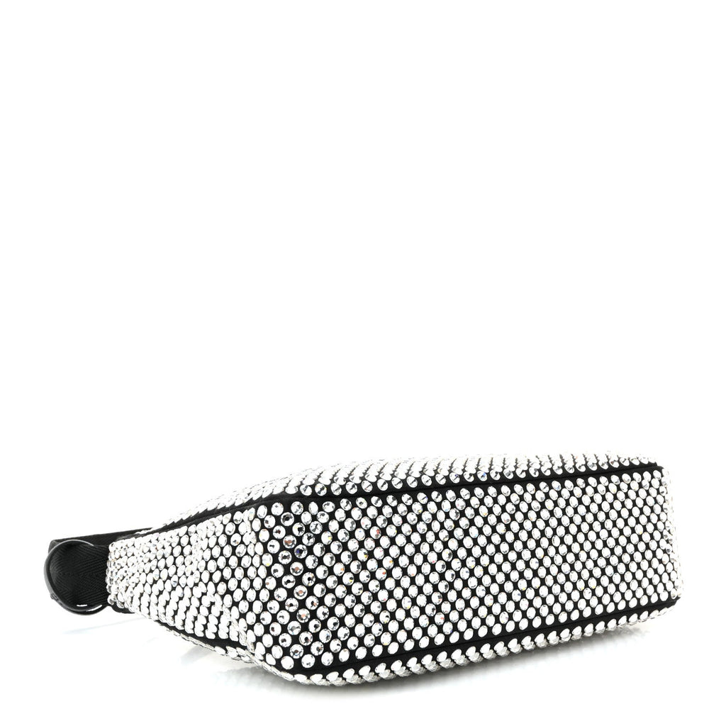 Satin Crystal Mini Re-Edition 2000 Bag Cristal
