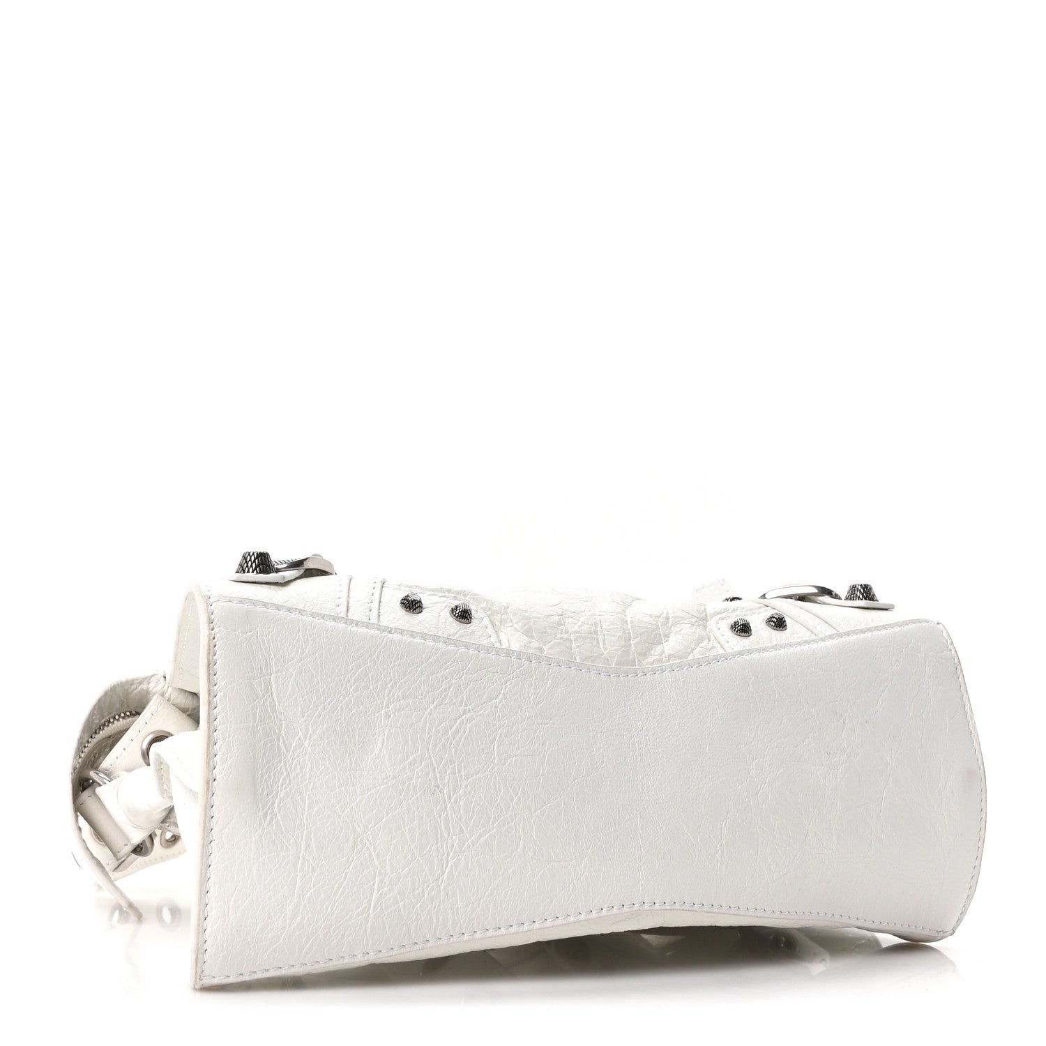 Agneau Arena Neo Cagole Handbag XS Optic White