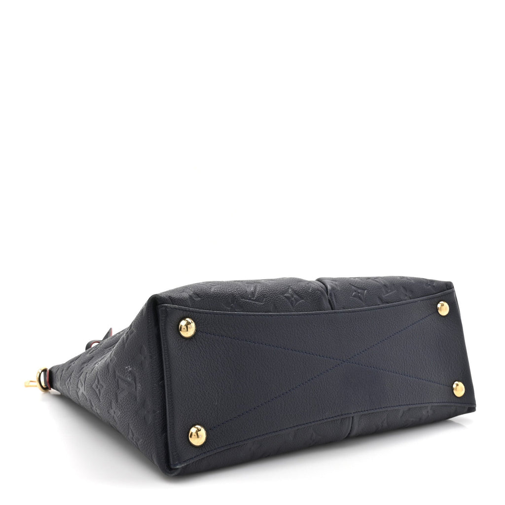 Empreinte V Tote MM Marine Rouge