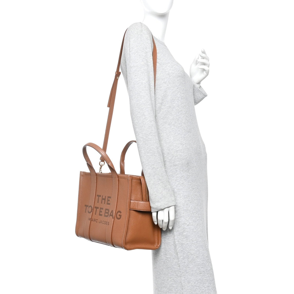 Grained Calfskin Medium The Tote Bag Argan Oil