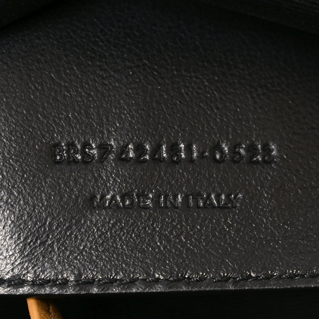 Lambskin Matelasse Monogram Large Jamie 4.3 Tabac Brown
