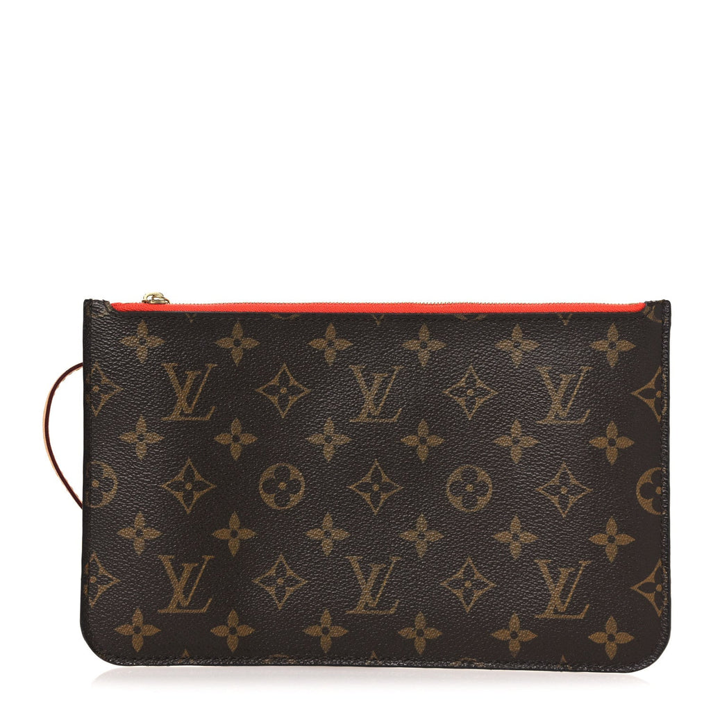 Monogram Neverfull MM GM Pochette Piment