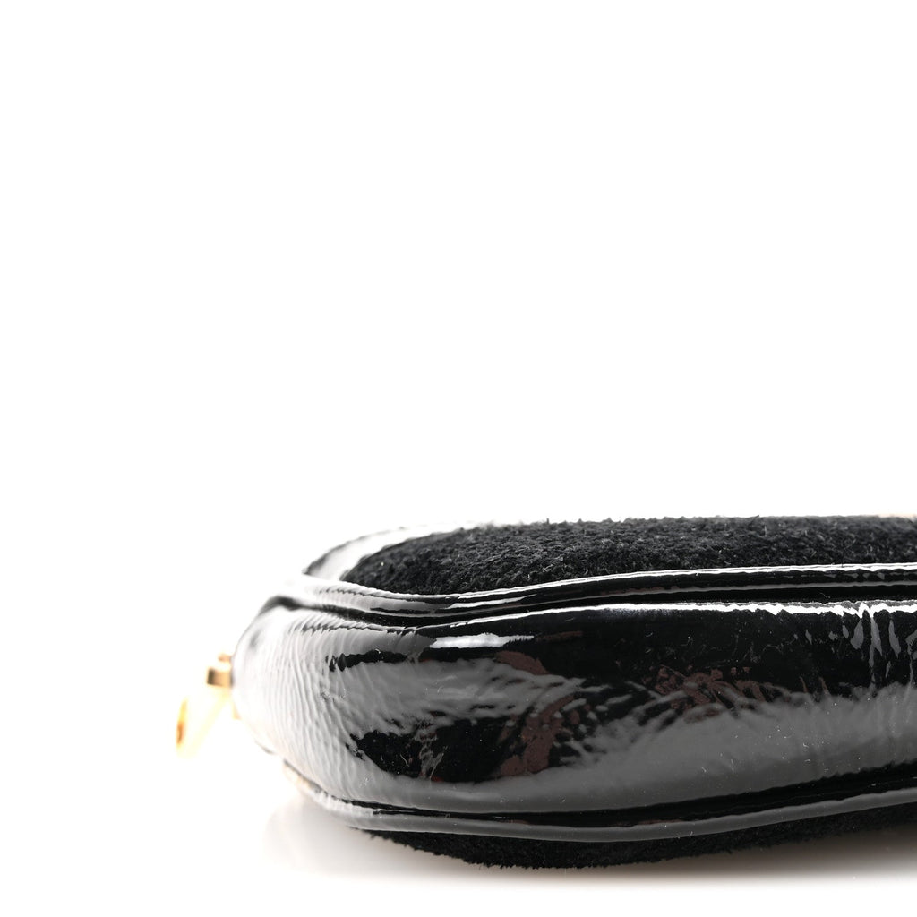 Suede Patent Ophidia Belted iPhone Case 85 34 Black