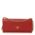 Saffiano Wallet on Chain Fuoco
