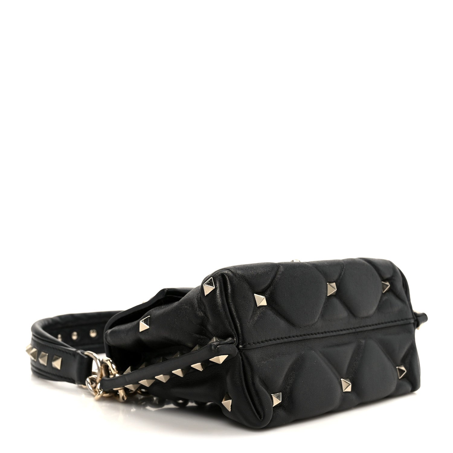 Nappa Mini Candystud Crossbody Bag Black