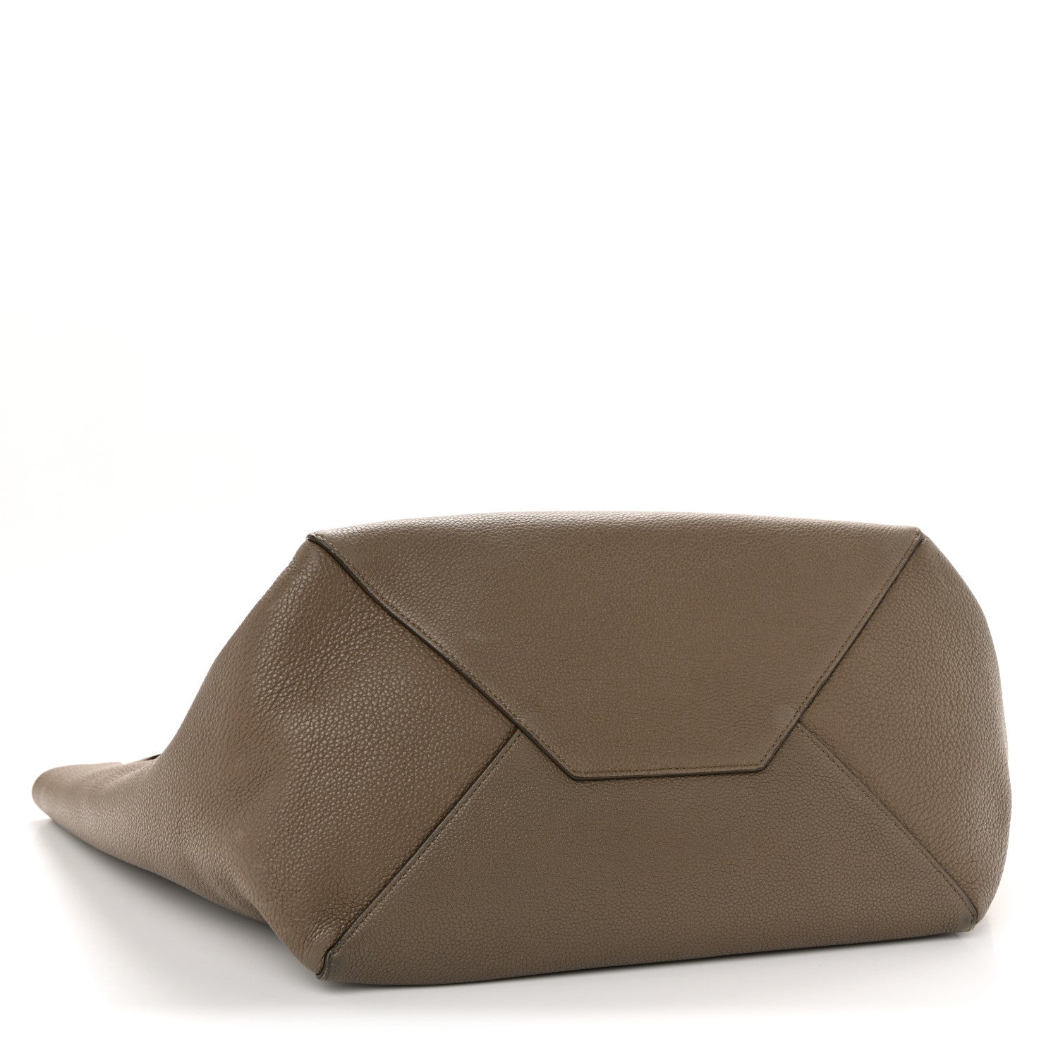 Soft Grained Calfskin Small Belt Cabas Taupe