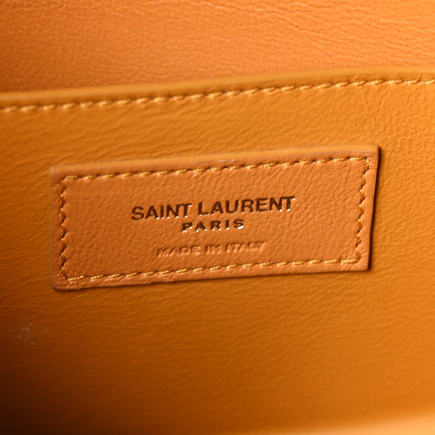 Smooth Calfskin Manhattan Baguette Tangerine