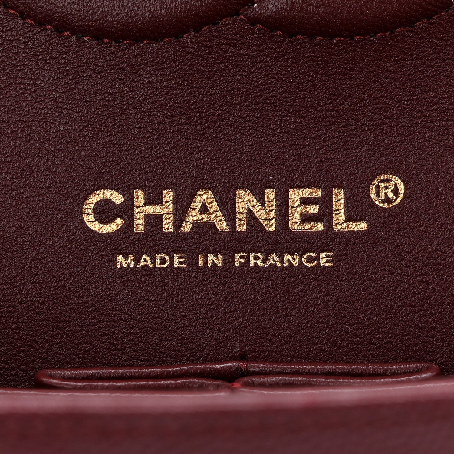 Caviar Quilted Medium Double Flap Burgundy