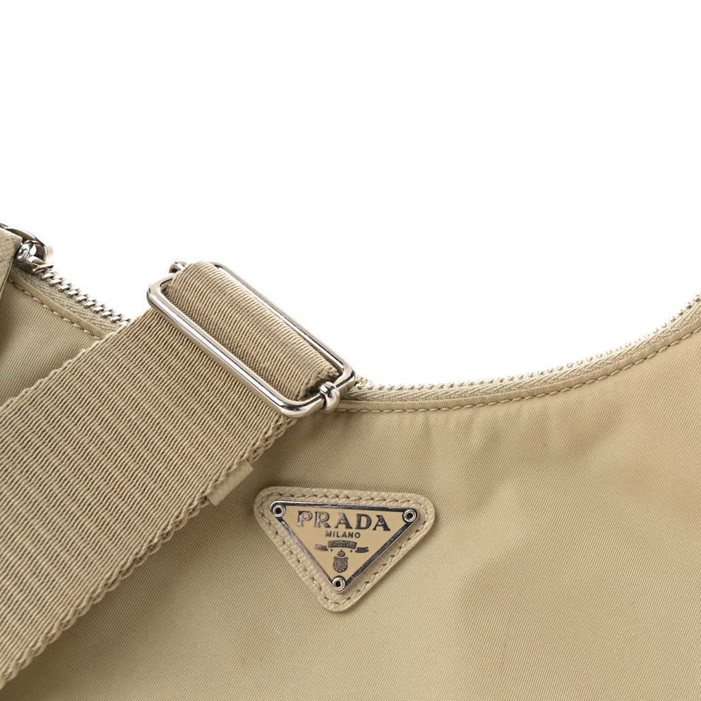 Re-Nylon Saffiano Re-Edition 2005 Shoulder Bag Deserto