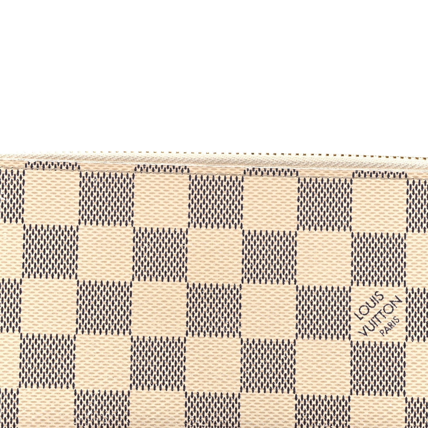 Damier Azur Clemence Wallet Rose Ballerine