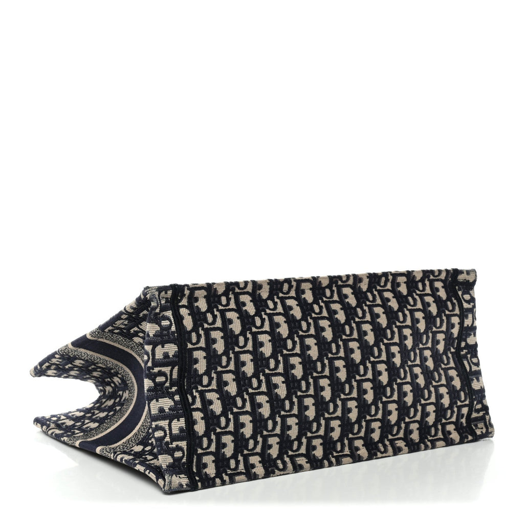 Oblique Medium Book Tote Blue Multicolor
