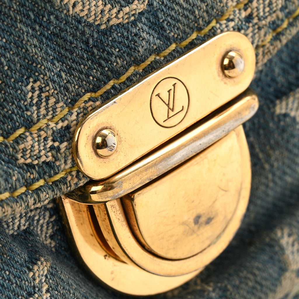 Monogram Denim Baggy PM Blue