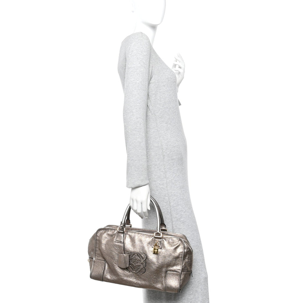 Metallic Calfskin Amazona 28 Bronze