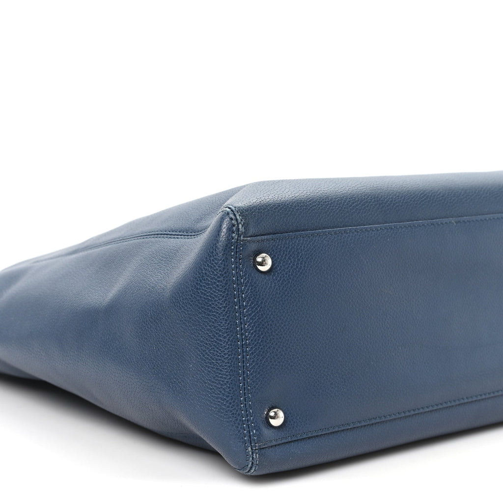Caviar Tall Cerf Tote Blue
