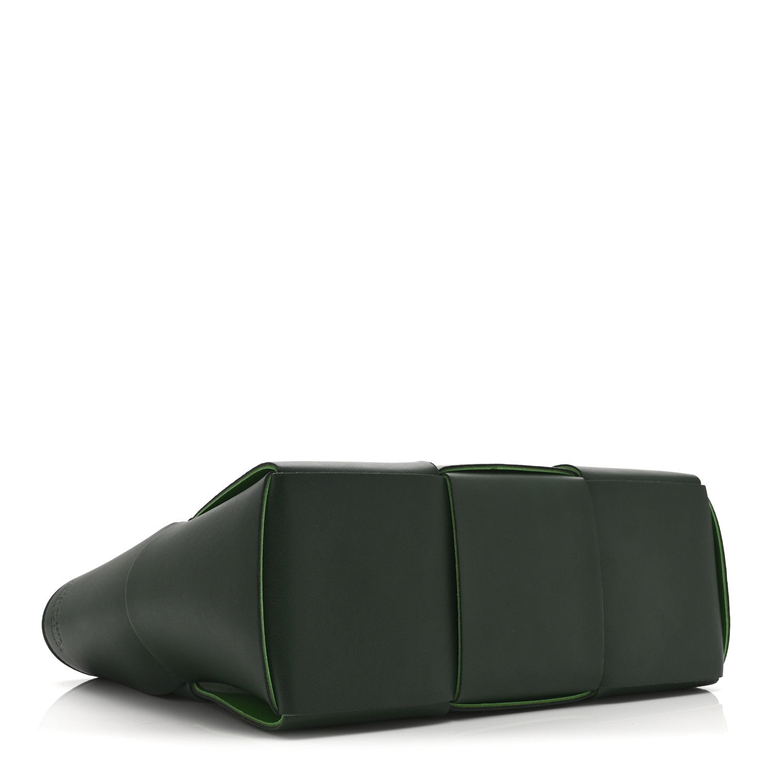 Calfskin Maxi Intrecciato Medium Arco Tote Raintree