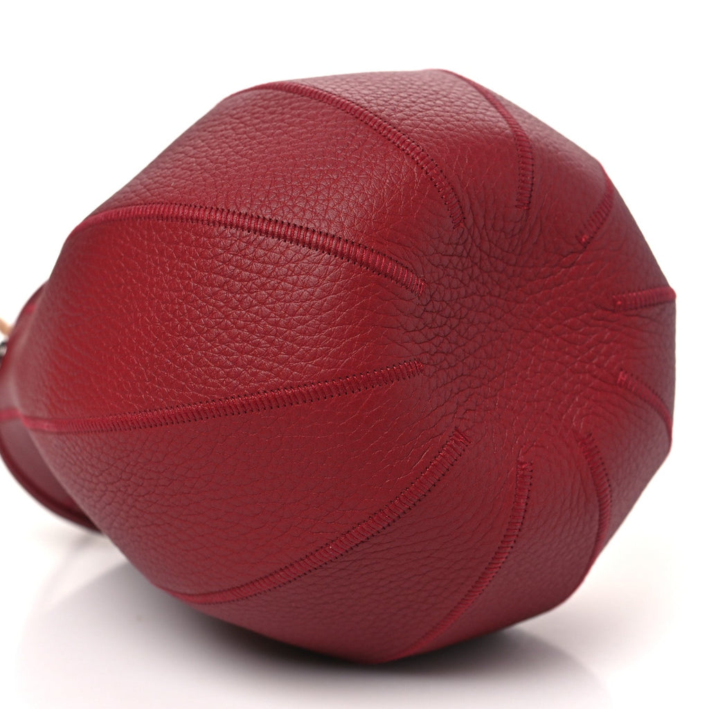 Taurillon Clemence Petit H Bitter Apple Bag Rouge H