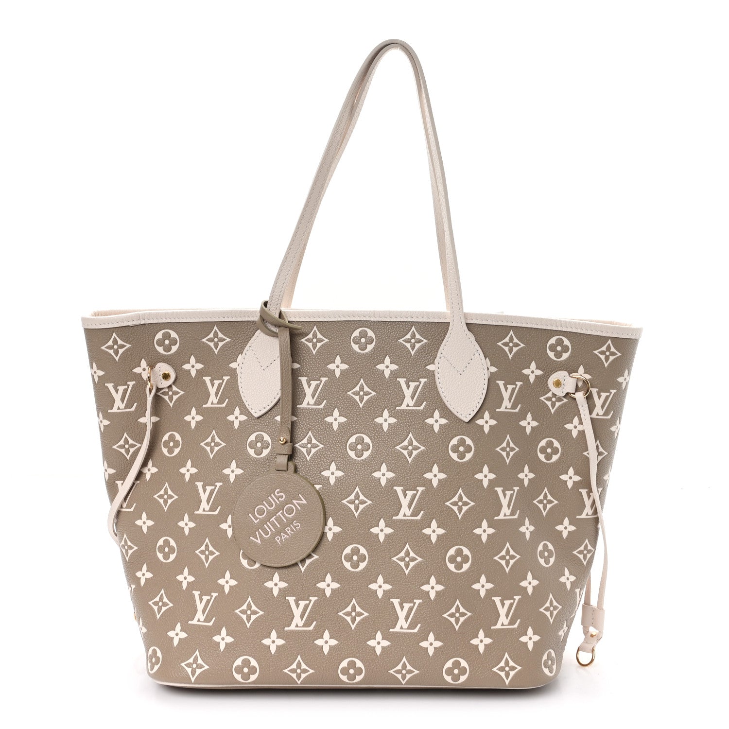 Empreinte Monogram Spring In The City Neverfull MM Kaki Beige Cream