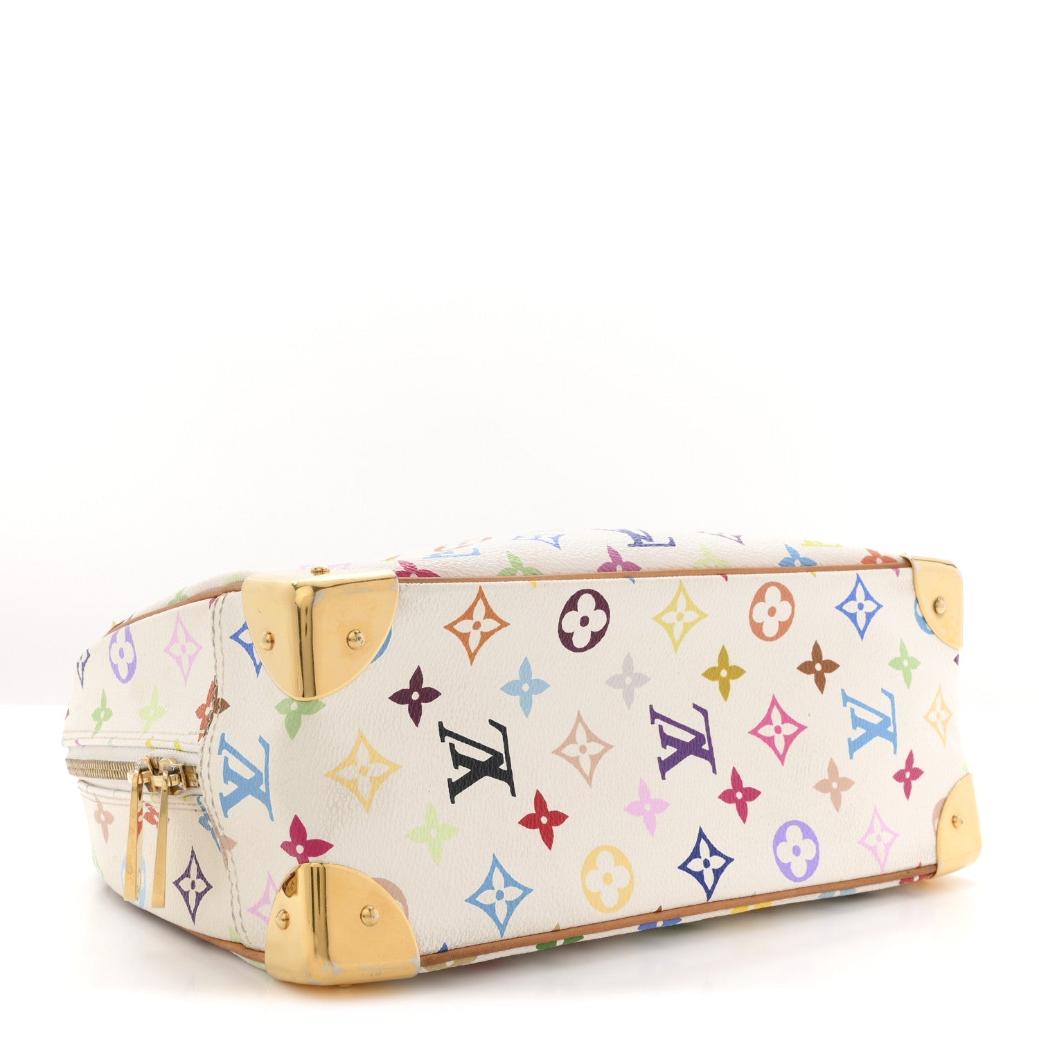 Monogram Multicolor Trouville White