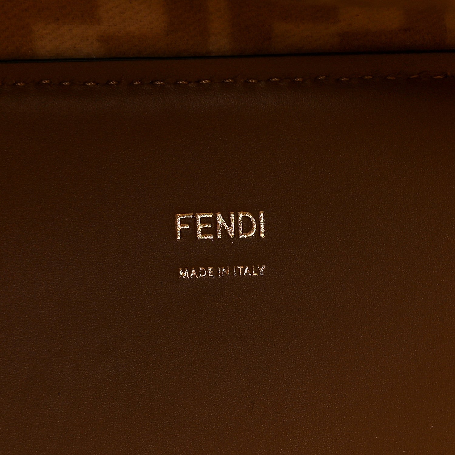 Flannel Vitello King Wool Plexiglass FF Logo Embroidered Medium Fendi Sunshine Shopper Tote Camel Sand