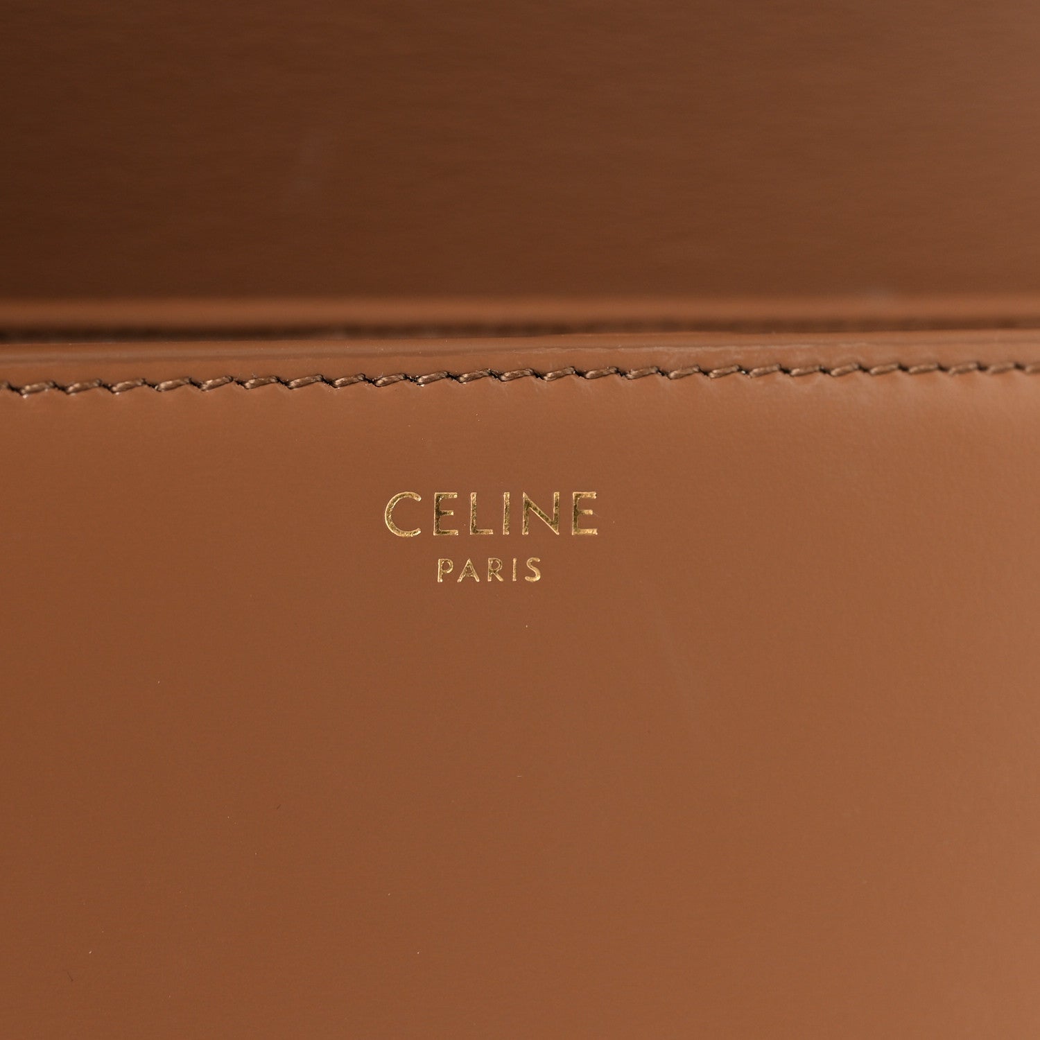 Shiny Calfskin Teen Triomphe Bronze