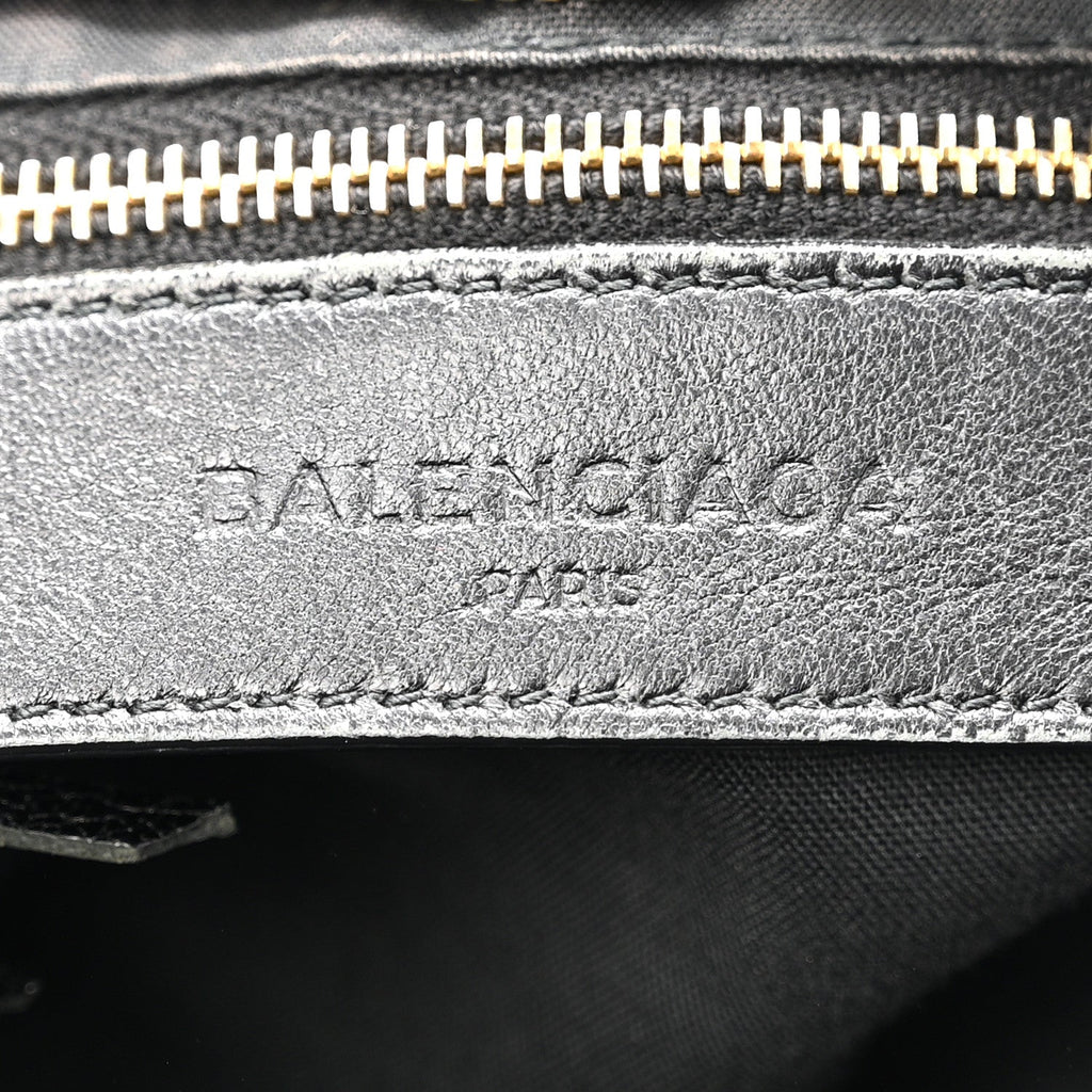 Chevre Gold Metallic Edge Hardware City Black