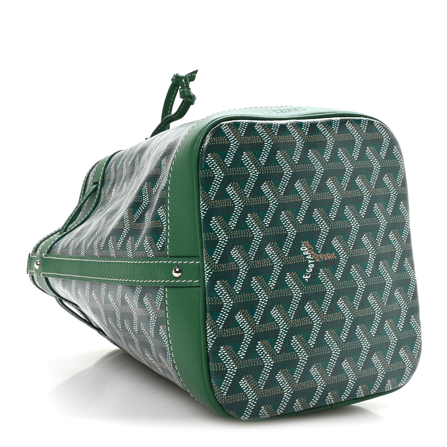 Goyardine Petit Flot Bucket Bag PM Green